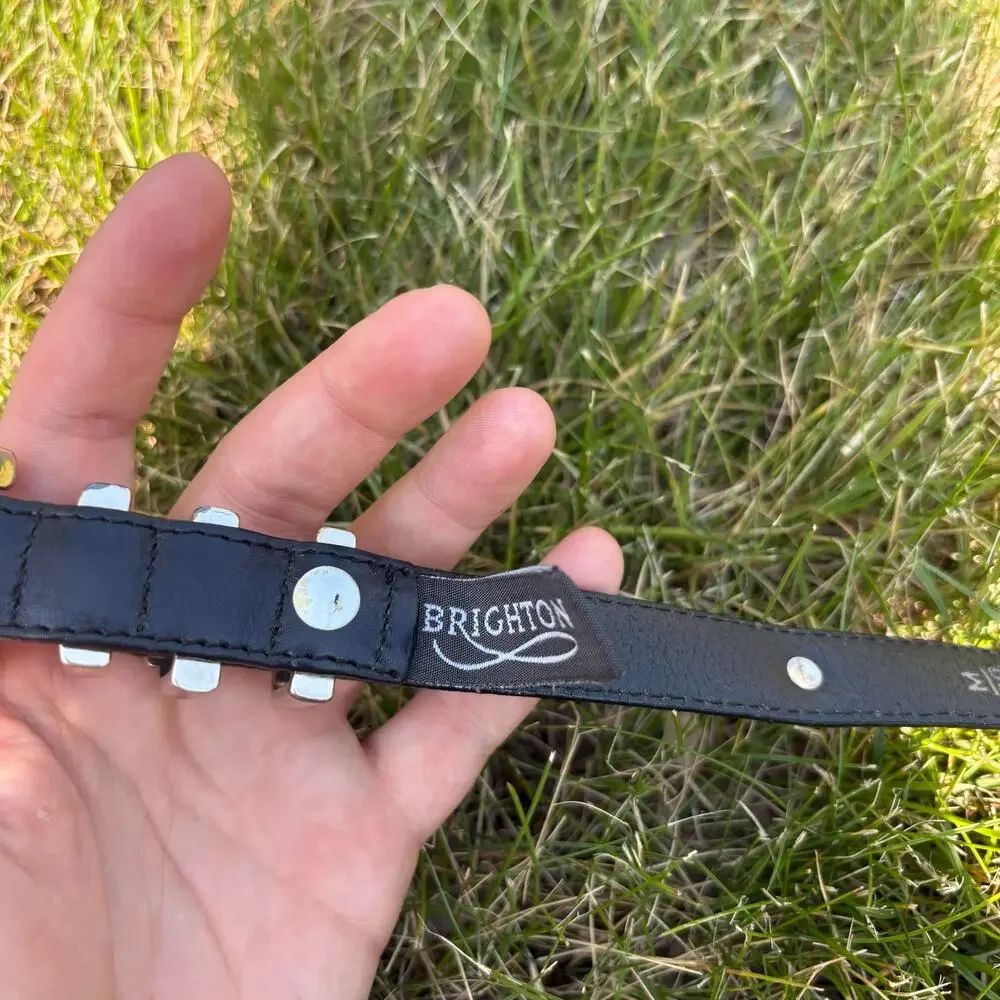 Brighton Black with gold and silver accents belt size M / 30